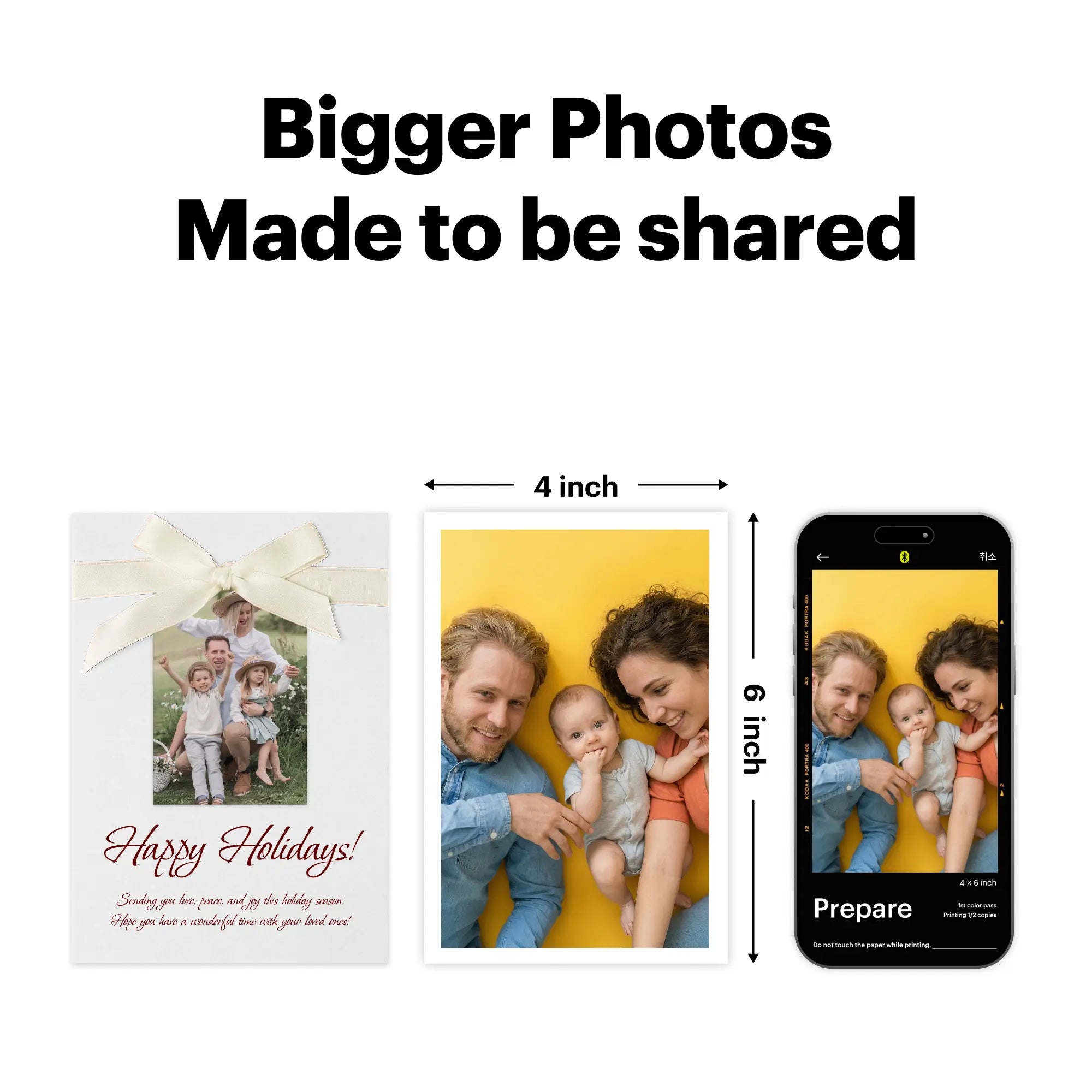 Your Phone Photos, In Hand. In Seconds.
