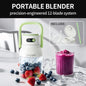 ZHENMI Cordless Blender | 33oz BPA-Free Portable Smoothie Maker – 2-Serving Capacity, USB Rechargeable, Perfect for Home & Outdoors