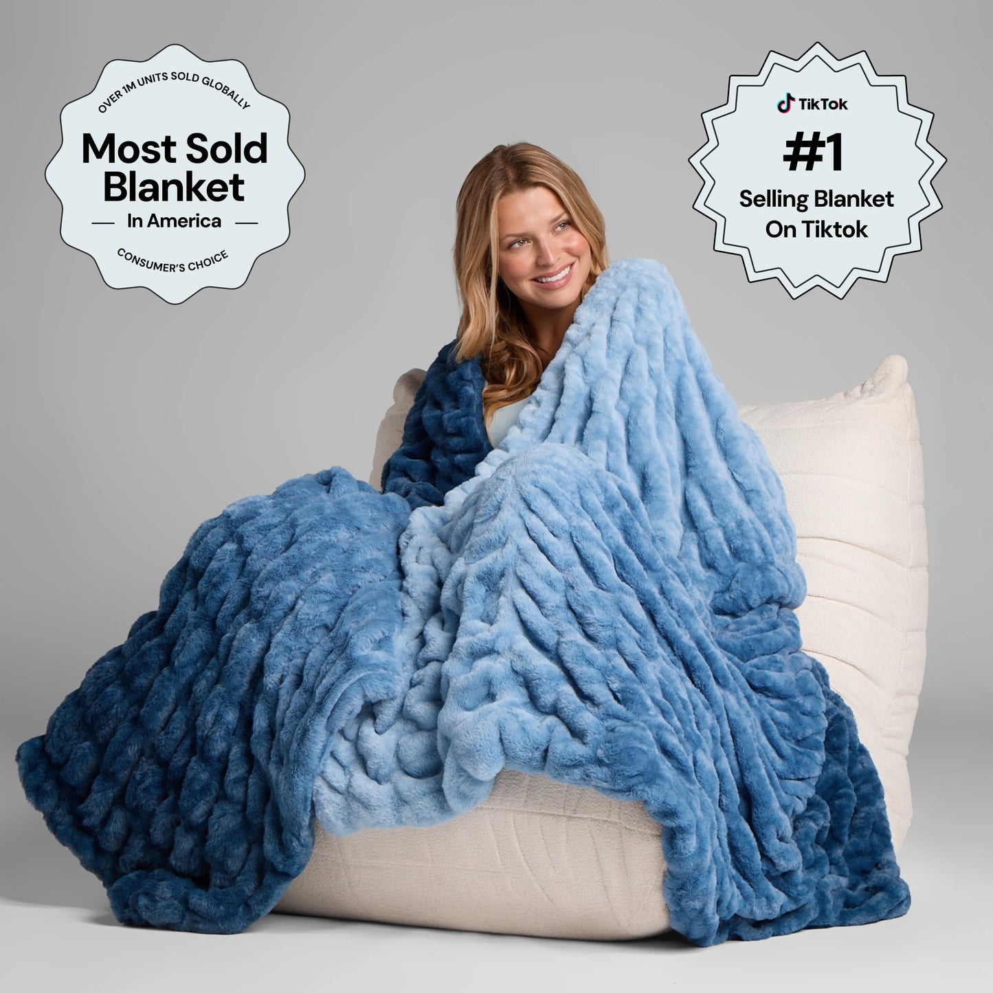 Comfrt Oversized Soft Throw Blanket | Extra-Large Cozy Plush Cover for Couch, Bed & Lounging – Lightweight Yet Warm