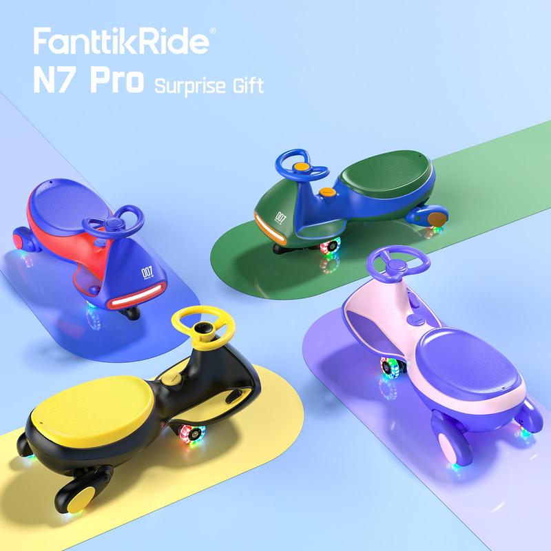 FanttikRide N7 Electric Twist Car for Toddlers (360° Spin Ride-On Toy)