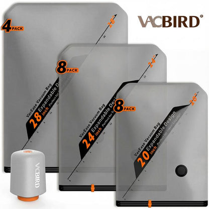 【Summer Vibes】VACBIRD New X8 Vacuum Packing Pump Storage Bags