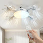MREGB E27 Screw-In Ceiling Fan with Light | 2-in-1 Dimmable LED Fan Light, Remote Control – Ultra-Quiet Cooling for Bedroom, Kitchen & Garage