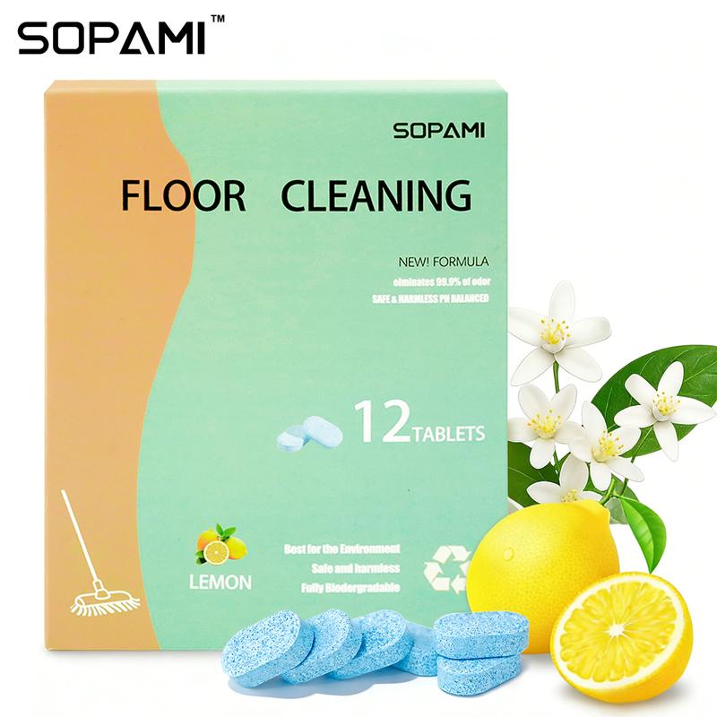 SOPAMI 12/24PCS-Pack Floor Cleaning