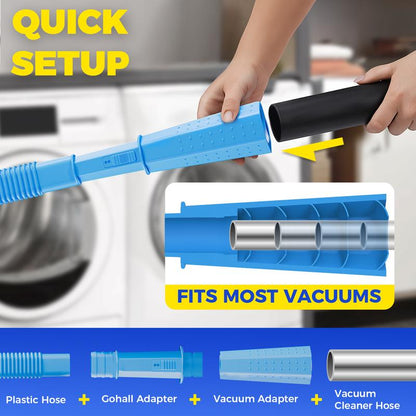 Dryer Vent Cleaner Kit 2 Pieces Vacuum Hose