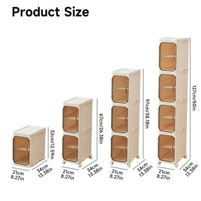 UFORU four-layer tall and narrow storage cabinet