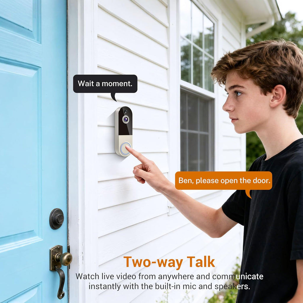 Doorbell. Camera. Peace of Mind.