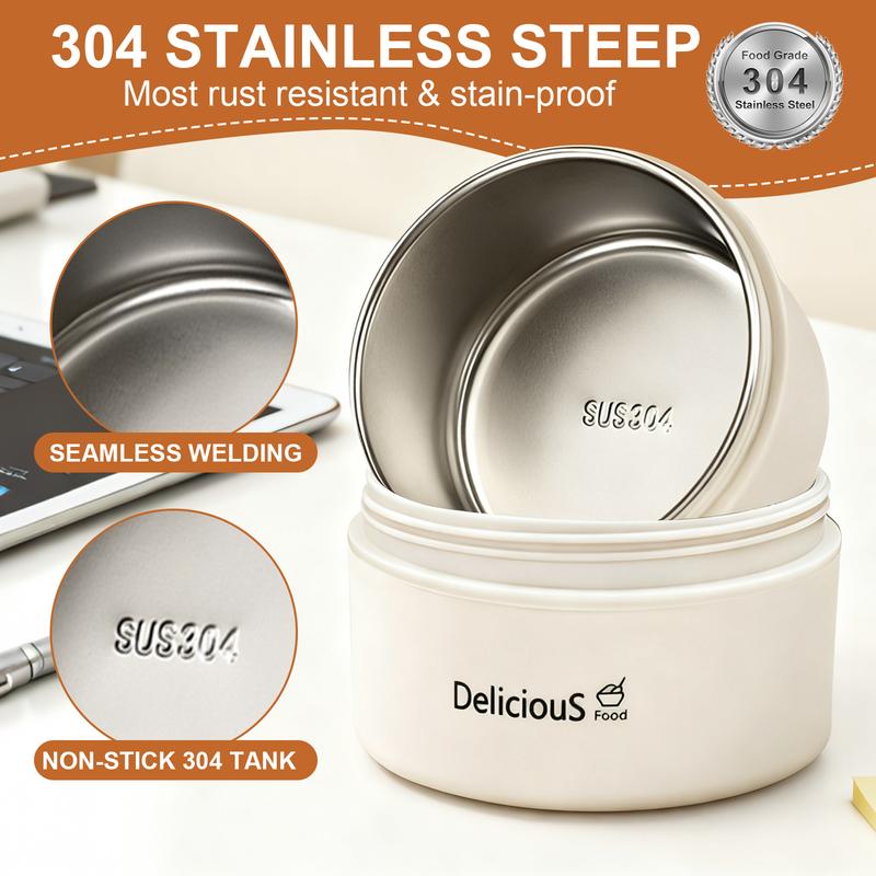 Premium 304 Stainless Steel Bento Box | Multi-Layer Lunch Container with Leakproof Seal – Microwave Safe, Ideal for Work, School & Picnics