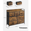 SONGMICS Modern 7-Drawer Storage Unit | Space-Saving Organizer for Bedrooms