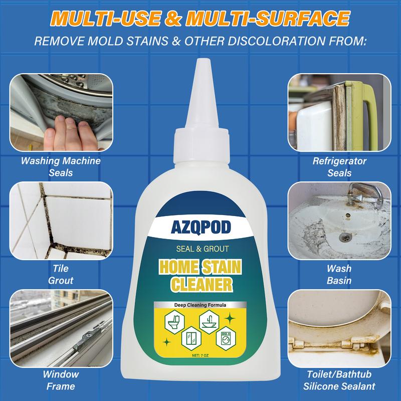 AZQPOD & BUBCLEAN Mold Remover Gel with Scrub Brush