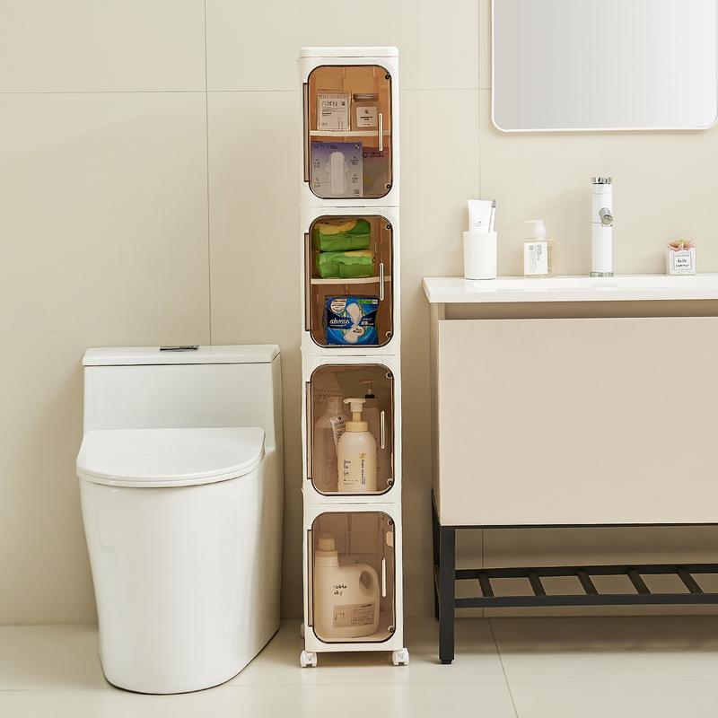 UFORU four-layer tall and narrow storage cabinet