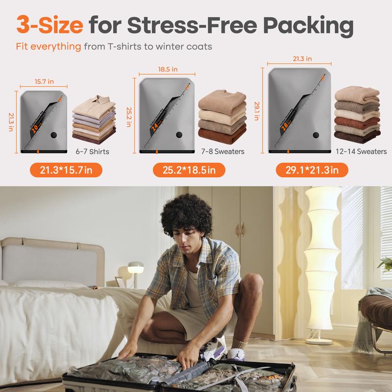 【Summer Vibes】VACBIRD New X8 Vacuum Packing Pump Storage Bags