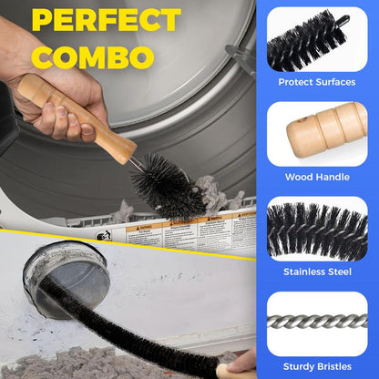 Dryer Vent Cleaner Kit 2 Pieces Vacuum Hose