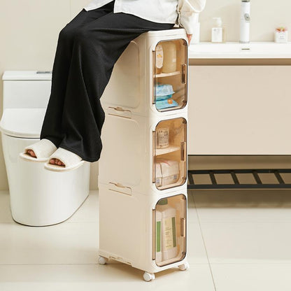 UFORU four-layer tall and narrow storage cabinet